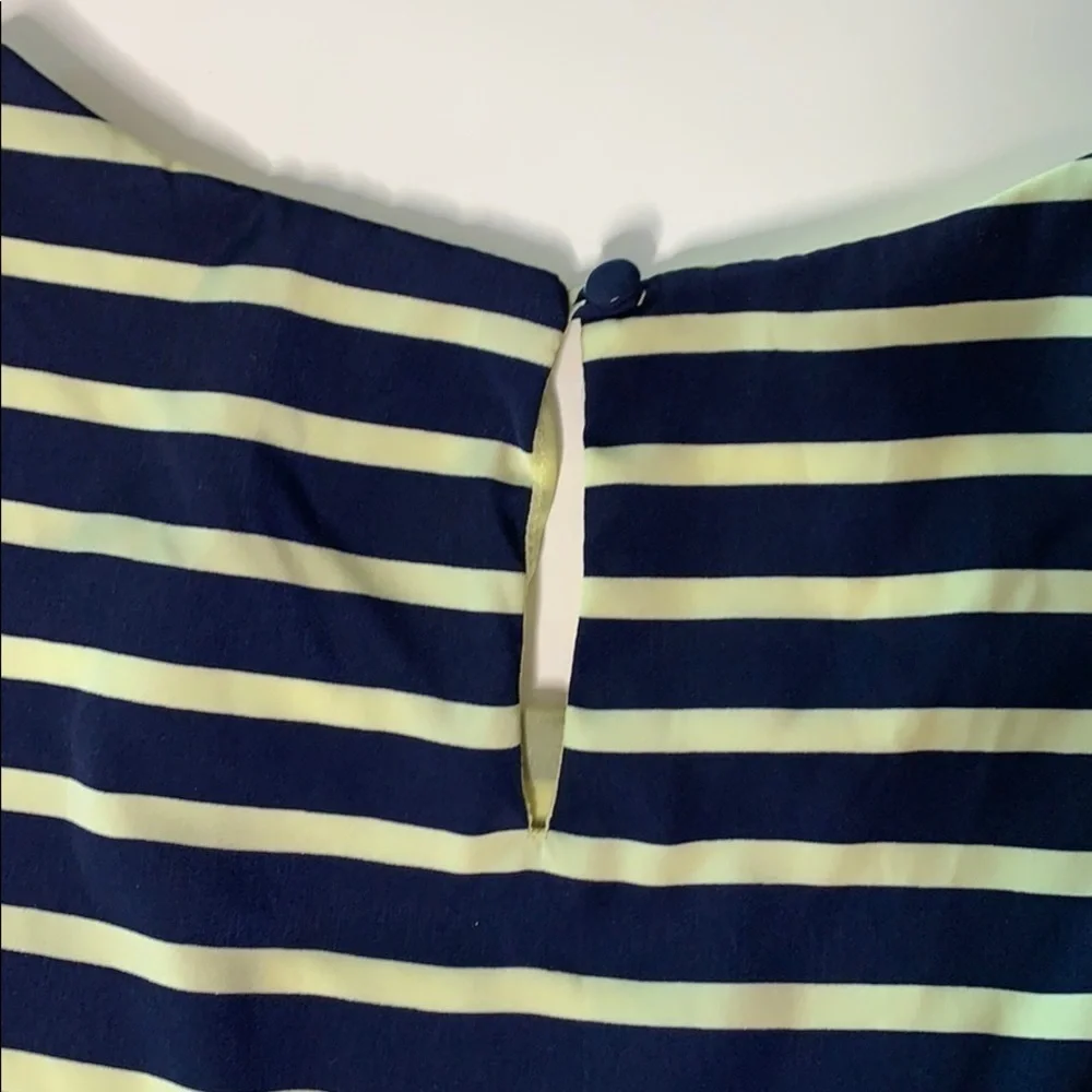 Forever 21 stripe tank top size small women’s green / navy - Picture 7 of 8